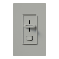Lutron Skylark Preset Single-Pole Dimmer with On/Off Switch - 1000W Max - Gray