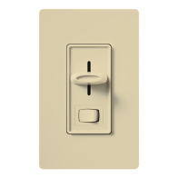 Lutron Skylark Preset Single-Pole Dimmer with On/Off Switch - 1000W Max - Ivory