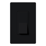 Lutron Claro Single-Pole Switch - 15A - Midnight