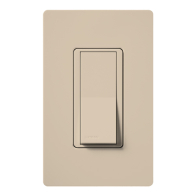 Lutron Claro Single-Pole Switch - 15A - Taupe