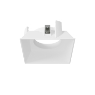 DMF Lighting M-Series Multiple Square 1-Head Flangeless Trim - White