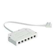 Maxim Lighting 6 Port Hub for Low/ Voltage Plug Connection - White