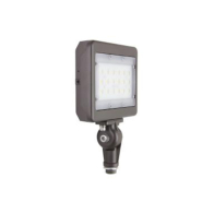MaxLite Slim LED Flood Light - 3,400 Lumens - 3000K - Knuckle Mount - 120-277V - Bronze