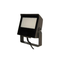 MaxLite Slim Adjustable Beam LED Flood Light - 8,400 Max Lumens - 45 | 50 | 60W - Knuckle/Yoke Mount - Photocell - TAA - 120-277V - Bronze