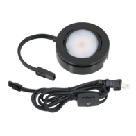 American Lighting 4W MVP LED Puck Light - 2700K - 200 Lumens - 120V - Black