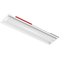 RAB SWISH 1X4 LED Troffer - 4,923 Max Lumens - 18 | 26 | 35W - CCT Selectable - PIR Sensor - Battery Backup - 120-277V