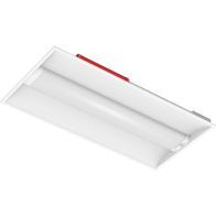 RAB SWISH 2X4 LED Troffer - 6,048 Max Lumens - 26 | 35 | 44W - CCT Selectable - PIR Sensor - Battery Backup - 120-277V