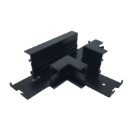 Nora Lighting Recessed Track Housing T-Connector - Black