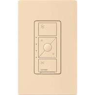 Lutron Caseta Wireless In-Wall Fan Control - 120V - Ivory