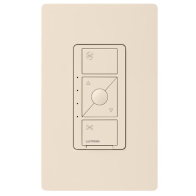 Lutron Caseta Wireless In-Wall Fan Control - 120V - Light Almond