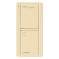 Lutron 2-Button Pico Smart Remote - Screen Icons and Text (