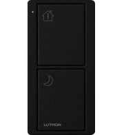 Lutron 2-Button Bedside Scene Pico Smart Remote - Alert/Goodnight Icons - Midnight