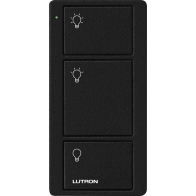 Lutron Original 3-Button Pico Smart Remote - Light Icons - Midnight