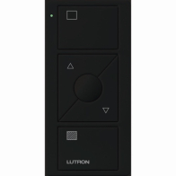 Lutron Original 3-Button Pico Smart Remote with Raise/Lower and Preset - Shade Icons - Black