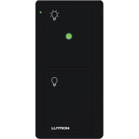 Lutron Pico Wireless Control Keypad - 2-Button w/ Nightlight - Black