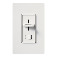 Lutron Skylark Preset Single-Pole Dimmer with On/Off Switch - 1000W Max - White