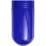 RAB Blue Round Bottom Glass Globe - 200 Series