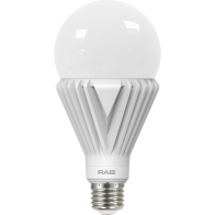 RAB 24W High Output LED A23 Lamp - 3000K - 3,010 Lumens - 120-277V