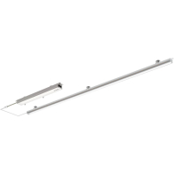 RAB 1x3 Field-Adjustable Retrofit LED Light Bar - 3,806 Max Lumens - 15 | 20 | 25W - Clear Lens - 120-277V