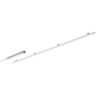 RAB 1x4 Field-Adjustable Retrofit LED Light Bar - 3,953 Max Lumens - 20 | 25 | 30W - Frosted Lens - 120-277V