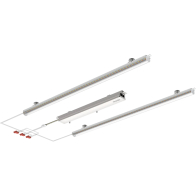 RAB 2x2 Field-Adjustable Retrofit LED Light Bar - 6,016 Max Lumens - 30 | 35 | 40W - Clear Lens - 120-277V