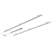 RAB 2x3 Field-Adjustable Retrofit LED Light Bar - 7,011 Max Lumens - 35 | 40 | 45W - Clear Lens - 120-277V