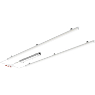 RAB 2x3 Field-Adjustable Retrofit LED Light Bar - 4,667 Max Lumens - 35 | 40 | 45W - Frosted Lens - 120-277V