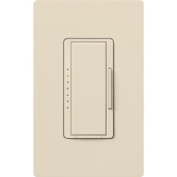 Lutron RadioRA 2 RF Maestro Pro LED+ Dimmer - Phase Selectable - Light Almond