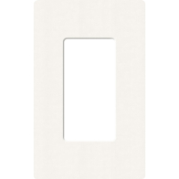 Lutron Claro Screwless Designer Wallplate - 1 Gang - Brilliant White