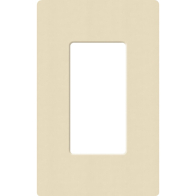 Lutron Claro Screwless Designer Wallplate - 1 Gang - Sand