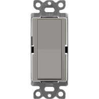 Lutron Claro Single-Pole Switch - 15A - Cobblestone