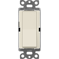 Lutron Claro Single-Pole Switch - 15A - Pumice