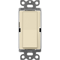 Lutron Claro 3-Way Switch - 15A - Sand