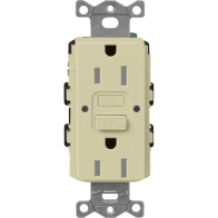 Lutron Claro 15A GFCI Receptacle - Tamper Resistant - Sage