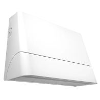 RAB SLIM22 Large LED Adjustable Wall Pack - Photocell - 75 | 100 | 125 | 150W - CCT Selectable - 120-277V - White