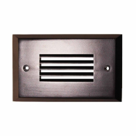 Westgate Trim For SLE Step Lights - Horizontal Louver - Oil-Rubbed Bronze