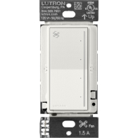 Lutron RadioRA 3 Sunnata Fan Control - Architectural White