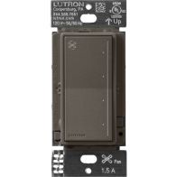 Lutron RadioRA 3 Sunnata Fan Control - Truffle