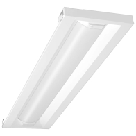 RAB SWISH34 1x4 Field-Adjustable LED Troffer - 4,109 Max Lumens - 18 | 25 | 30W - Passive Infrared Sensor - Battery Backup - 120-277V