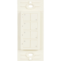 Task Lighting Quattro Wireless Controller - 4 Zone - Almond