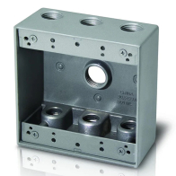 Westgate Two-Gang Weatherproof Box - 3/4