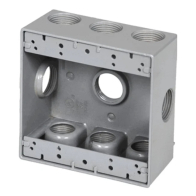 Westgate Two-Gang Weatherproof Box - 3/4