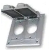 Westgate Two-Gang 2 Single Receptacle Cover