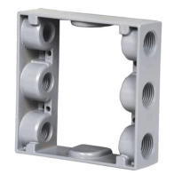 Westgate Two-Gang Extension Box - 3/4" Trade Size - 6 Outlet Holes