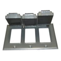 Westgate Three-Gang 3 GFCI Receptacle Cover