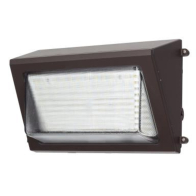 MaxLite WallMax LED Compact Open Face Wall Pack - 8,400 Max Lumens - 40 | 50 | 60W - Photocell - 120-277V - Bronze