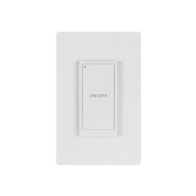 MaxLite Battery Powered 1-Button Wall Switch - White