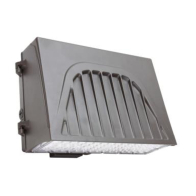 MaxLite WallMax Full-Cutoff LED Wall Pack - 9,669 Lumens - CCT Selectable - Photocell - Controls Ready - 120-277V - Bronze