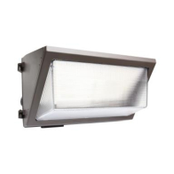MaxLite WallMax Open Face LED Wall Pack - 17,664 Max Lumens - 80 | 100 | 120W - Photocell - Controls Ready - TAA - 120-277V - Bronze