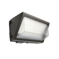 MaxLite WallMax Open Face LED Wall Pack - 8,191 Max Lumens - 28 | 40 | 55W - Photocell - Controls Ready - 120-277V - Bronze